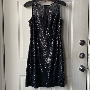 American Living Black Sequin Dress
